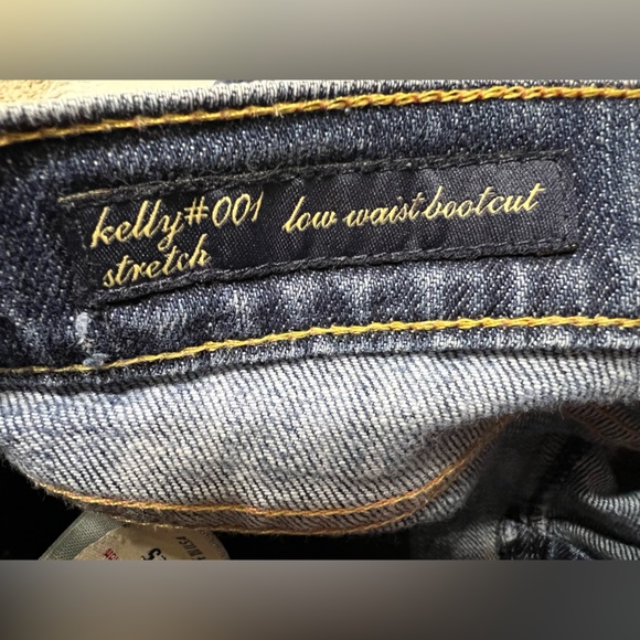 Citizens of Humanity Kelly Stretch 001 Low Waist Bootcut Jeans Size 25 - Picture 10 of 11